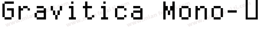 Gravitica Mono字体转换